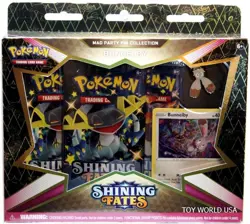 2021 Pokemon Shining Fates Mad Party Pin Collection Bunnelby - Image 1