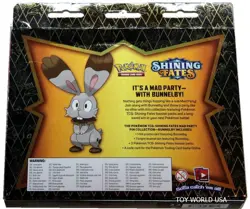 2021 Pokemon Shining Fates Mad Party Pin Collection Bunnelby - Image 2