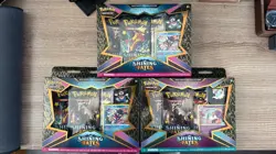 Pokemon TCG Shining Fates Mad Party Pin Collection 3x Lot Mr. Rime Polteageist - Image 1