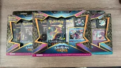 Pokemon TCG Shining Fates Mad Party Pin Collection 3x Lot Mr. Rime Polteageist - Image 2