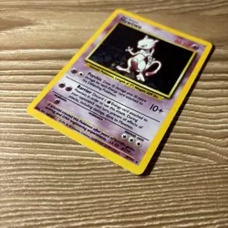 Pokemon TCG Mewtwo 10/102 1999 Base Set Holo Unlimited Rare LP/MP Condition - Image 2