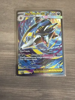 Pokemon TCG Mega Sharpedo ex 127/094 Phantasmal Flames Illustration Rare Holo - Image 1