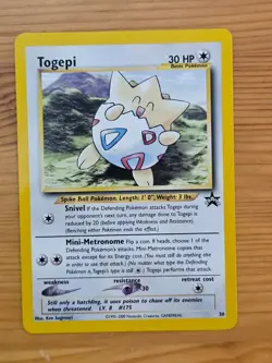 Pokemon TCG Togepi Black Star Promo #30 LP/NM WOTC. - Image 1