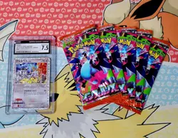 Arceus 020/022 Movie Promo 2009 Pokemon CGC 7.5 + 5 Packs of JPN Inferno X - Image 1
