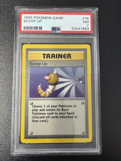 1999 Pokemon Game Scoop Up #78 PSA 7 - Image 1