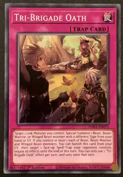Tri-Brigade Oath | PHRA-EN071 | Common | 1st Edition | Phantom Rage | YuGiOh - Image 1