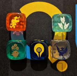 Hidden Arsenal: Chapter 1 Collectible Dice Set - 5 Dice - HAC1 - YuGiOh TCG - Image 1