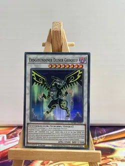 Erdgebundener Diener Geogreif MZMI-DE033 Super Rare Deutsch NM YUGIOH - Image 1