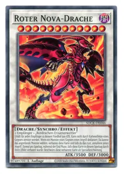 Yu-Gi-Oh! Roter Nova Drache Common SDCK-DE046 - Image 1