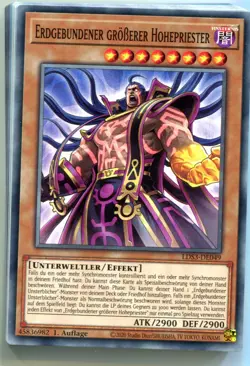 Yu-GI-OH Erdgebundener Großerer Hohepriester Common LDS3-DE049 - Image 1