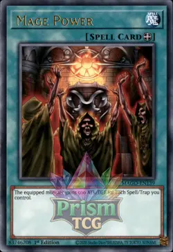 1st ed Mage Power rare MAGO-EN139 Yugioh - Image 1