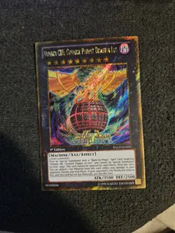 Yugioh Number C88: Gimmick Puppet Disaster Leo PGLD-EN021 Gold Secret 1st Ed LP - Image 1