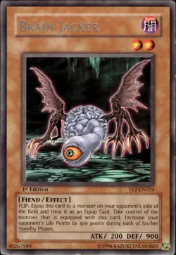 Brain Jacker - Rare 1st Edition FET-EN014 - LP - YuGiOh - Image 1