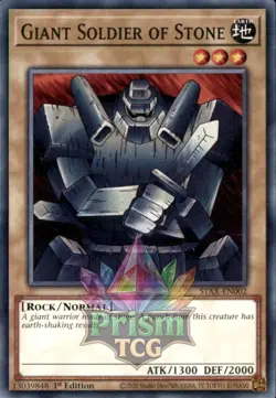 1st Ed Giant Soldier of Stone STAX-EN002 Yugioh - Image 1