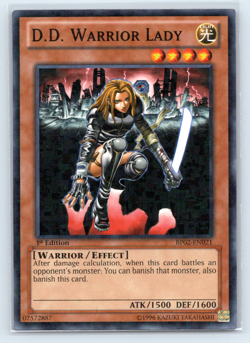 D.D. Warrior Lady - BP02-EN021 - Mosaic Rare - 1st Edition Yugioh - Image 1