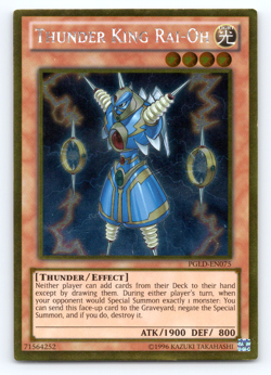 Thunder King Rai-Oh - PGLD-EN075 - Gold Rare - Yugioh - Image 1