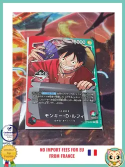 PSL Monkey D Luffy OP13-001 Promo Ichiban Kuji Leader One Piece Card Sealed 2026 - Image 3