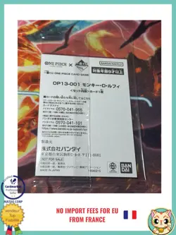 PSL Monkey D Luffy OP13-001 Promo Ichiban Kuji Leader One Piece Card Sealed 2026 - Image 4