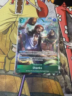 One Piece Shanks OP14-027 Alt Art R The Azure Sea's Seven English NM - Image 1