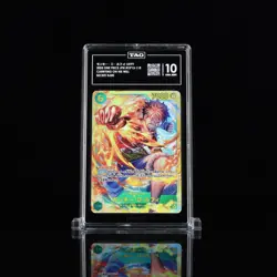 Monkey D. Luffy OP13-118 Secret Rare Japanese TAG 10 Gem Mint One Piece - Image 1