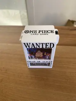 WANTED Double Sleeved Deck Box With Mystery One Piece Cards Included - Image 2