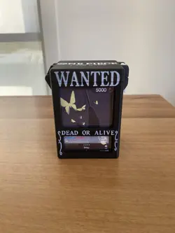 WANTED Double Sleeved Deck Box With Mystery One Piece Cards Included - Image 5