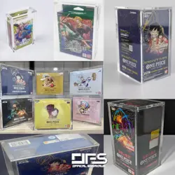 Premium One Piece TCG English JAP OP01-OP14+ Booster Box DISPLAY CASE DECKS &MOR - Image 1