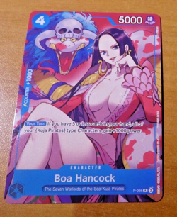 ONE PIECE ENGLISH CARD GAME CARTE PROMO Boa Hancock P-066 EN MINT - Image 1
