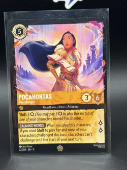 Pocahontas - Peacekeeper 22/204 Winterspell Regular Legendary Lorcana - Image 3