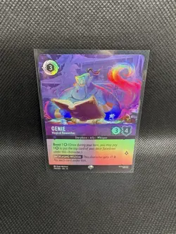 Disney Lorcana Winterspell Genie Magical Researcher Epic 210 - Image 1