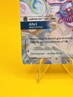 Ahri Inquisitive Spiritforged English Overnumbered 227/221 - Image 4
