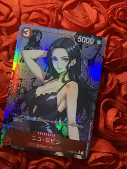 Nico Robin ONE PIECE Comic Book Style Anime Goddess ACG Waifu Holo Girl Card - Image 1
