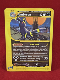2003 Pokemon Aquapolis UMBREON 41/147 Card MP - Image 1