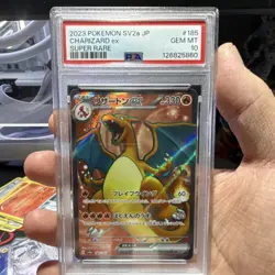 Pokemon Charizard ex Super Rare Holo 185/165 SV2a EX PSA 10 Pokemon Card 151 - Image 1