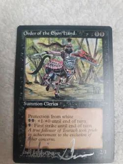 Magic the Gathering Order of the Ebon Hand Card - Image 1