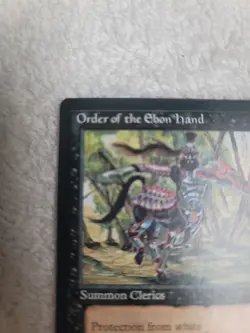 Magic the Gathering Order of the Ebon Hand Card - Image 2