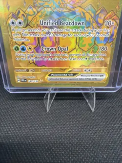 Pokemon TCG Terapagos EX Prismatic Evolutions Card 180/131 Gold Ultra Rare - Image 3