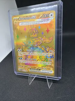 Pokemon TCG Terapagos EX Prismatic Evolutions Card 180/131 Gold Ultra Rare - Image 5