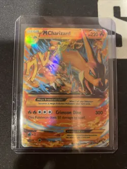 Pokemon Mega M Charizard EX Flashfire Holo Card 107/106 XY - Image 1