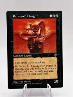Purraj of Urborg Mirage MTG LP - Image 1