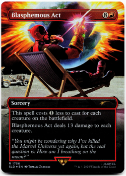 Blasphemous Act (Rainbow Foil) - [Secret Lair Series] Magic - MTG SLD 1756 NM 🔥 - Image 3