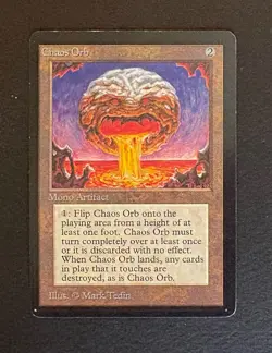 MTG - Chaos Orb - Collector's Edition CE - Magic the Gathering - Cut Corners - Image 1