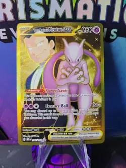 Team Rocket's Mewtwo ex 240/182 Sv10: Destined Rivals Hyper Rare Pokemon TCG NM - Image 1