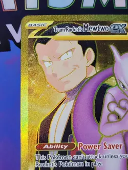 Team Rocket's Mewtwo ex 240/182 Sv10: Destined Rivals Hyper Rare Pokemon TCG NM - Image 2