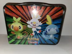 Pokemon Trading Card Game Metal Lunch Box Case 2020 Nintendo Sword & Shield New - Image 2