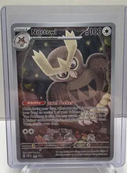 Noctowl 141 - Black Star Promo - Pokemon Scarlet & Violet Stellar Crown - NM - Image 1
