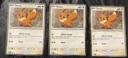 Pokemon TCG Eevee 200 Black Star Promo special swirl 💫✨ X3 - Image 1