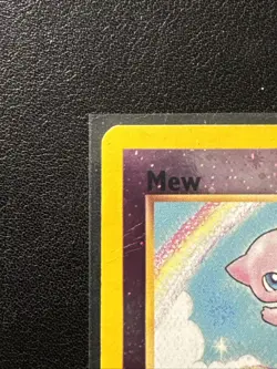 Mew Southern Islands Reverse HOLO Foil Pokemon TCG 1/18 LP Ungraded Double Swirl - Image 3