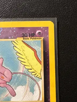 Mew Southern Islands Reverse HOLO Foil Pokemon TCG 1/18 LP Ungraded Double Swirl - Image 4