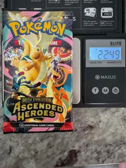22.49g HEAVY -Pokemon Ascended Heroes Booster Pack -Possible GODU - Image 1
